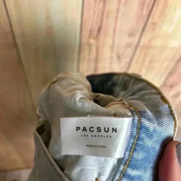 *Pacsun Denim Icon High Rise Shorts Size 25 - Picture 5 of 7